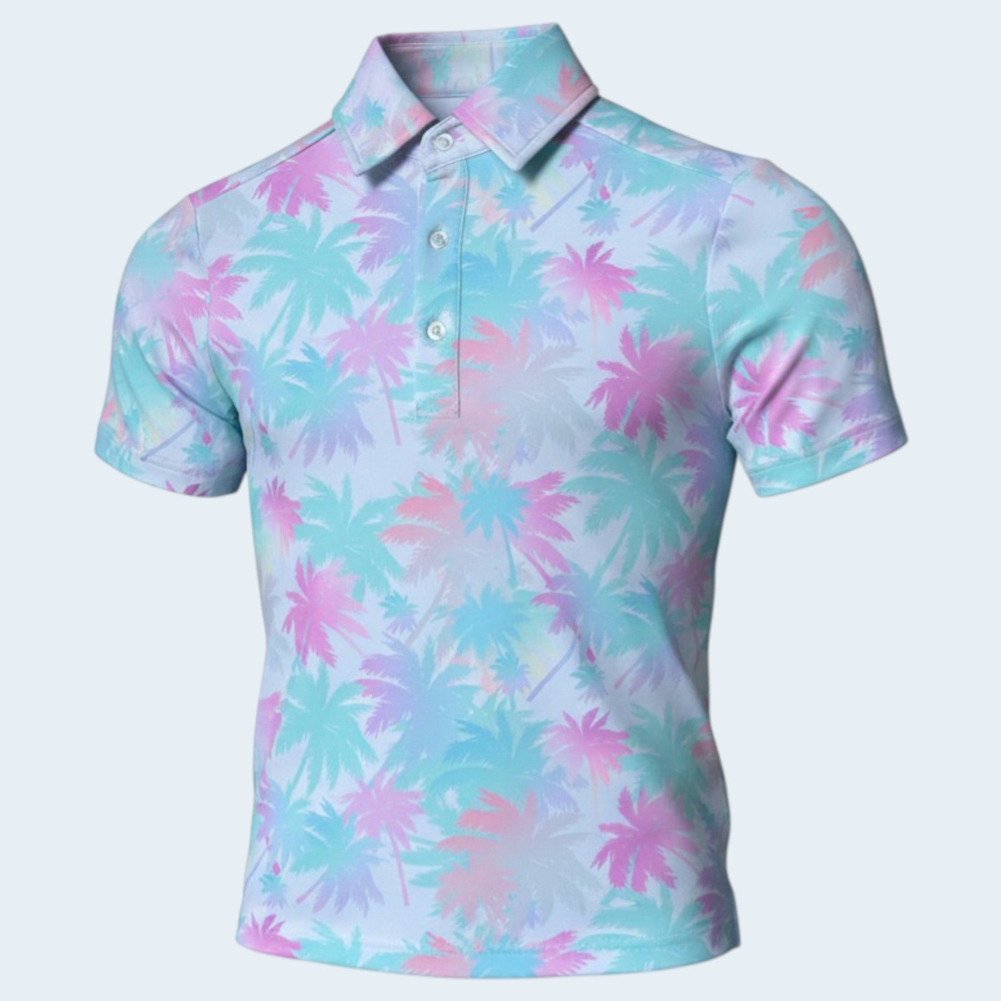 Poolside Palms Mens Polo